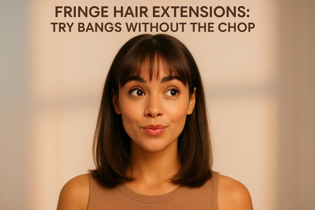 Fringe Hair Extensions: Try Bangs Without the Chop