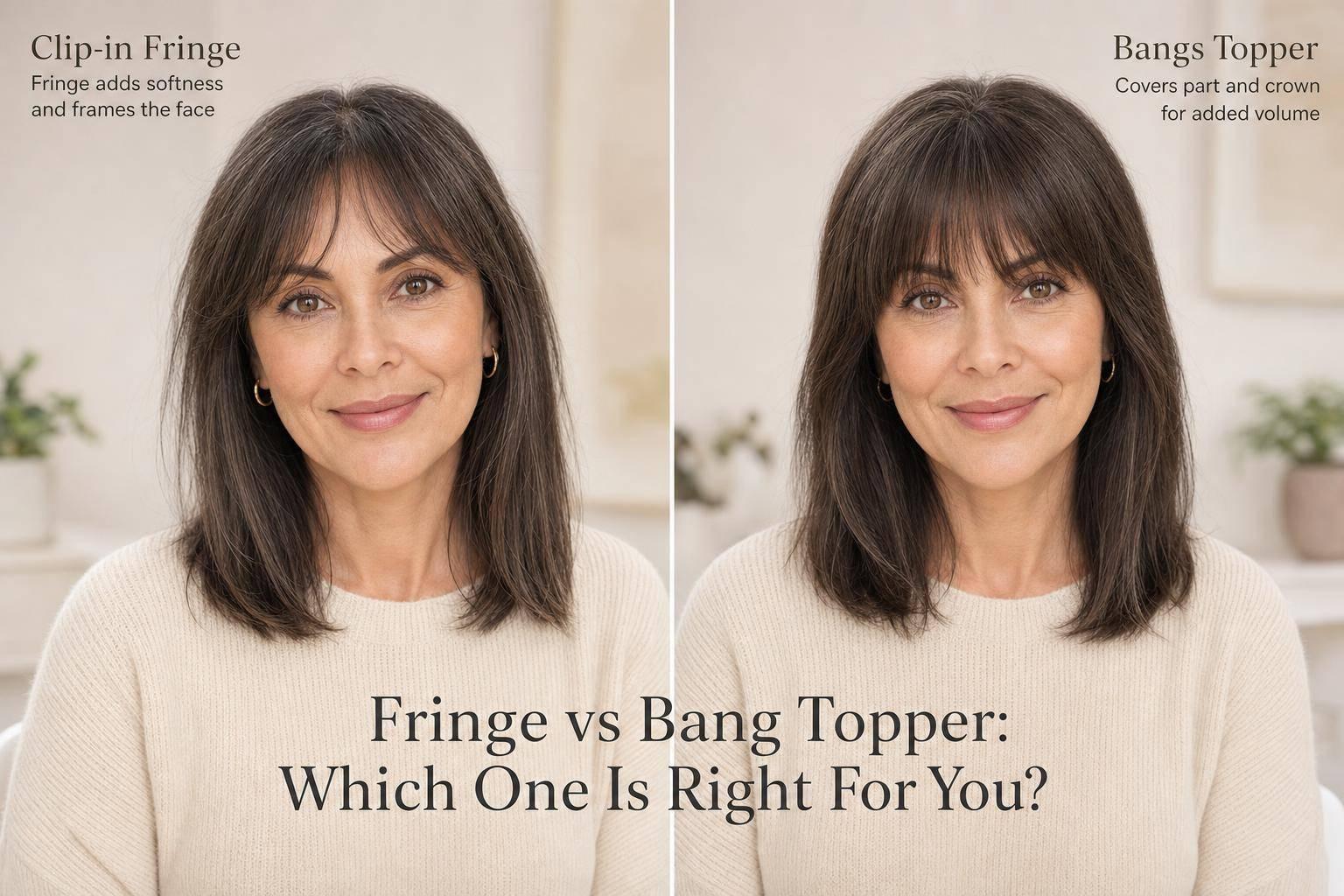 Fringe vs Bang Topper: Which One Is Right For You?