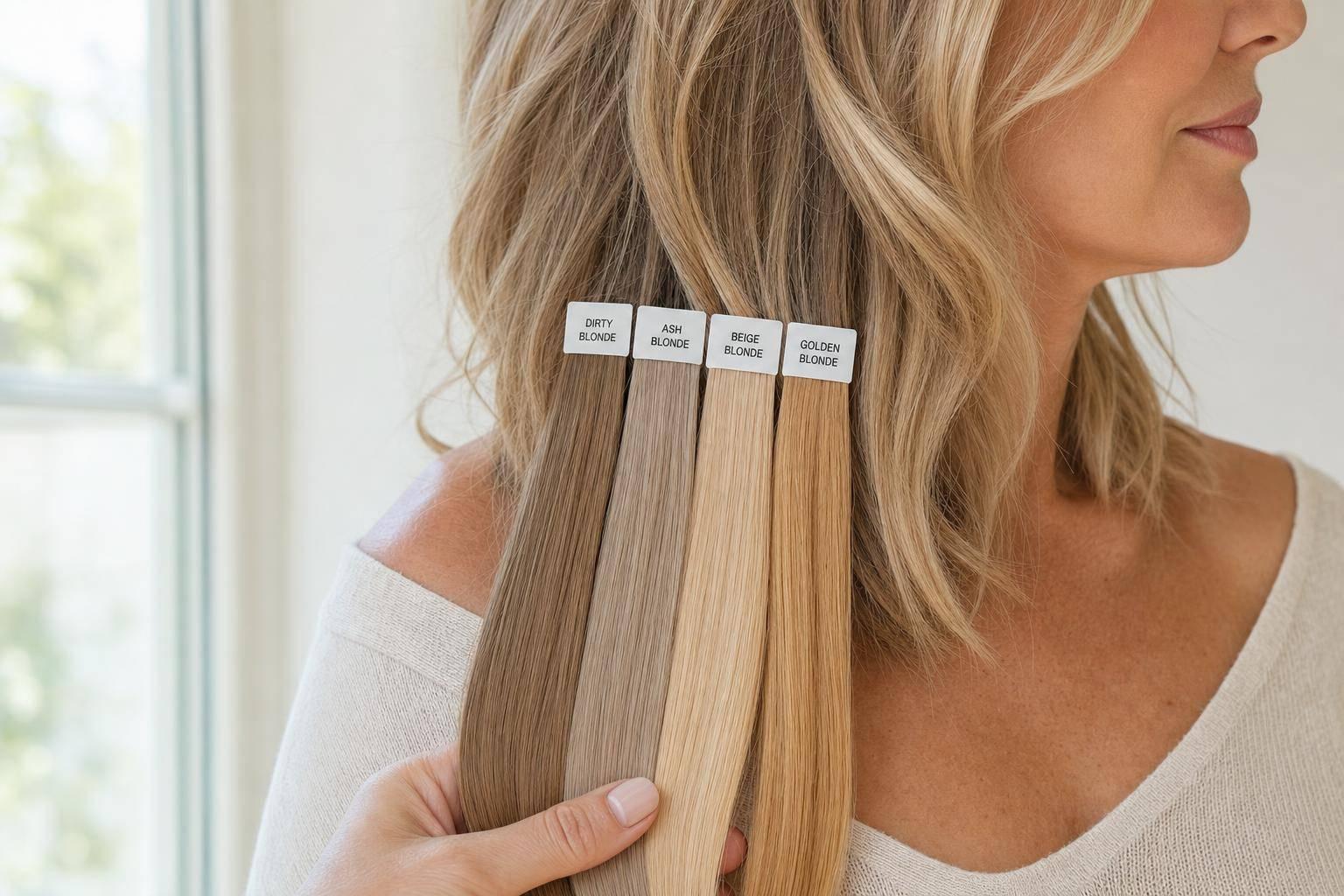 Dirty Blonde vs Ash Blonde vs Beige Blonde: Which Hair Extension Shade Do I Need?