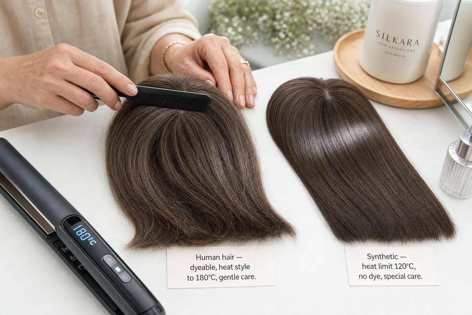 Human Hair or Synthetic? How to Check Before Buying a Silkara Hair Product