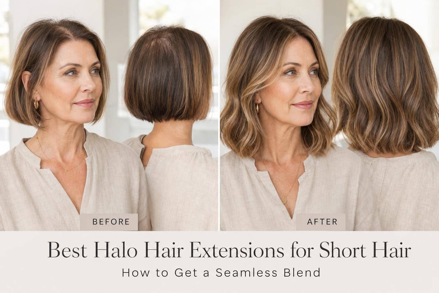 Best Halo Hair Extensions for Short Hair: How to Get a Seamless Blend