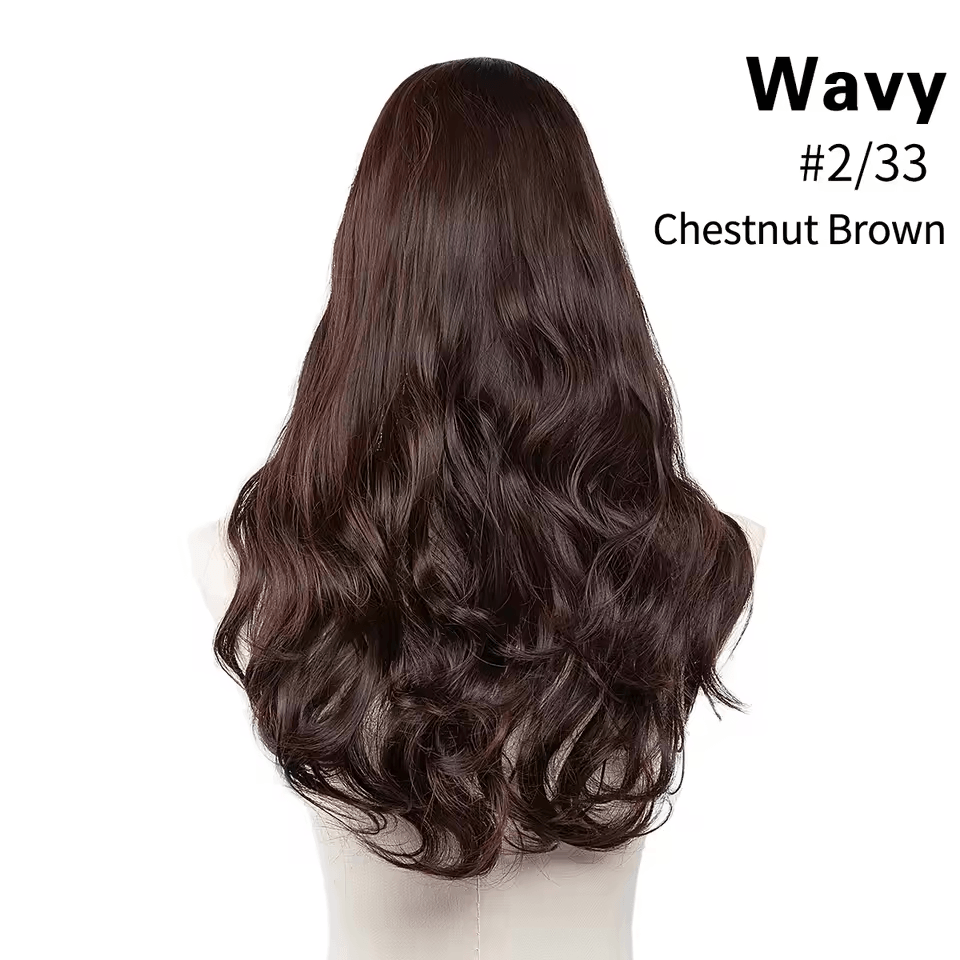 Silkara™ Wavy U Part Clip in Hair Extension