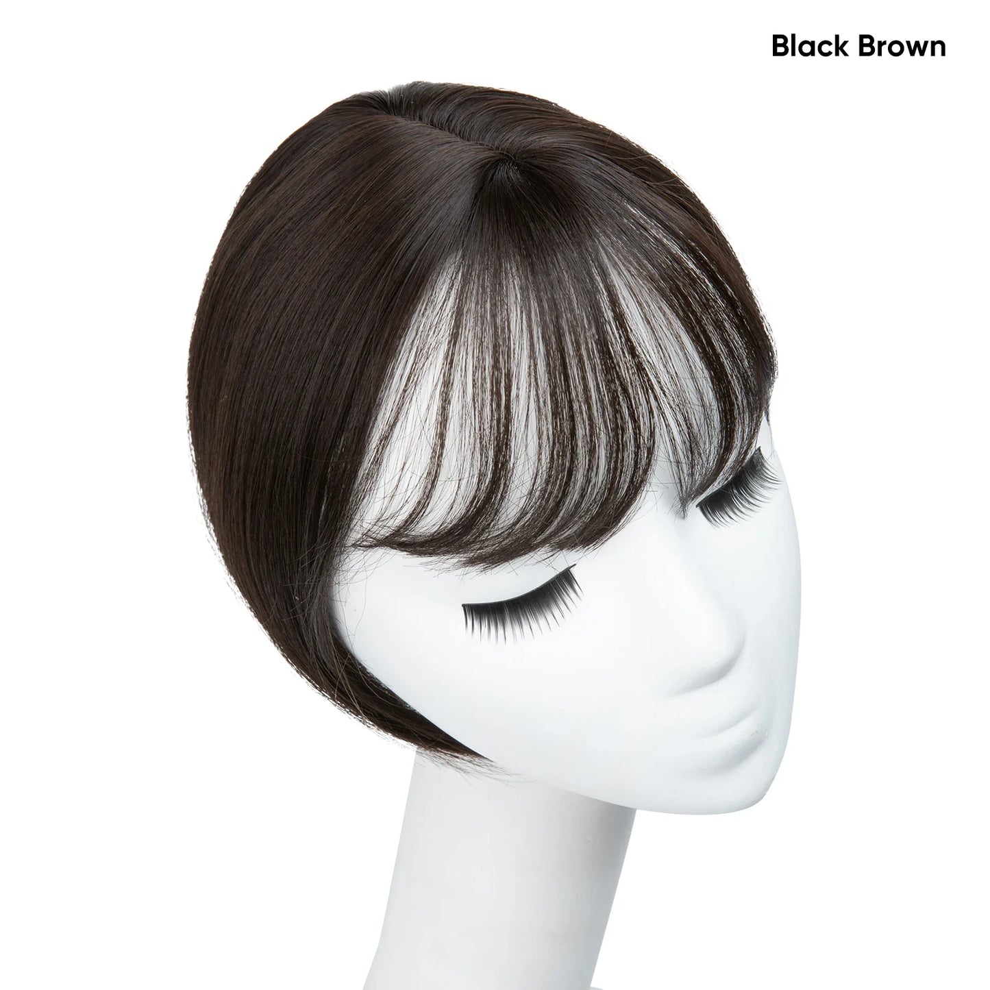 Silkara™ Clip in Hair Topper With Bangs