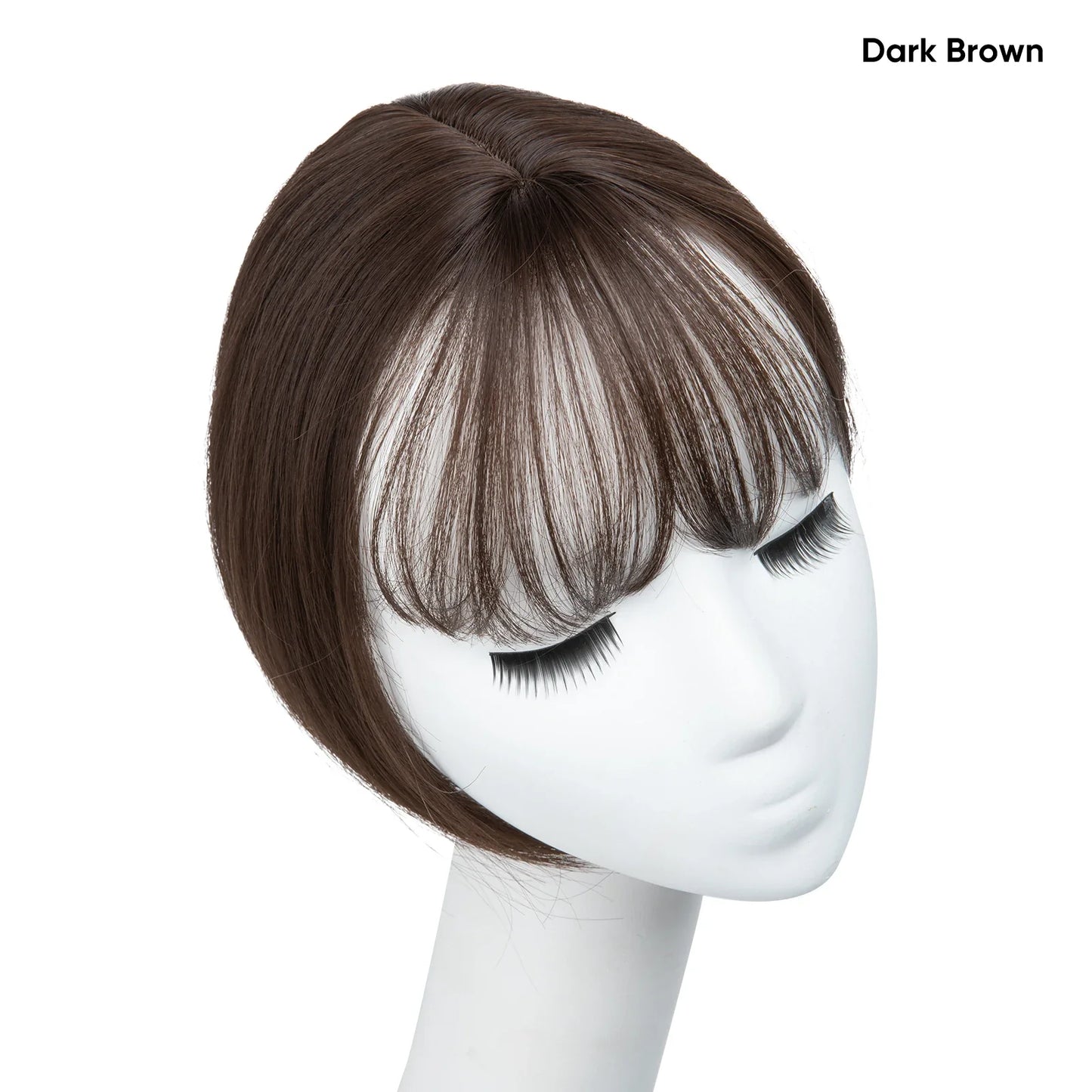 Silkara™ Clip in Hair Topper With Bangs