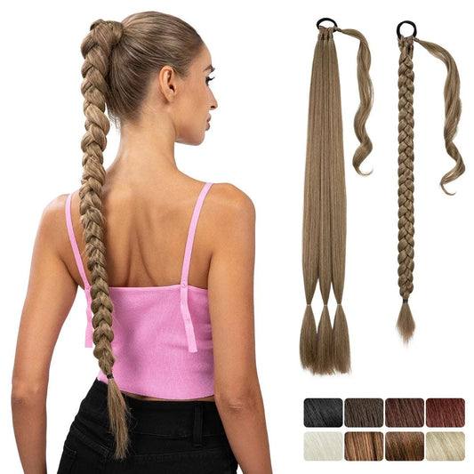 Silkara™  Diy Long Braid Ponytail Extension