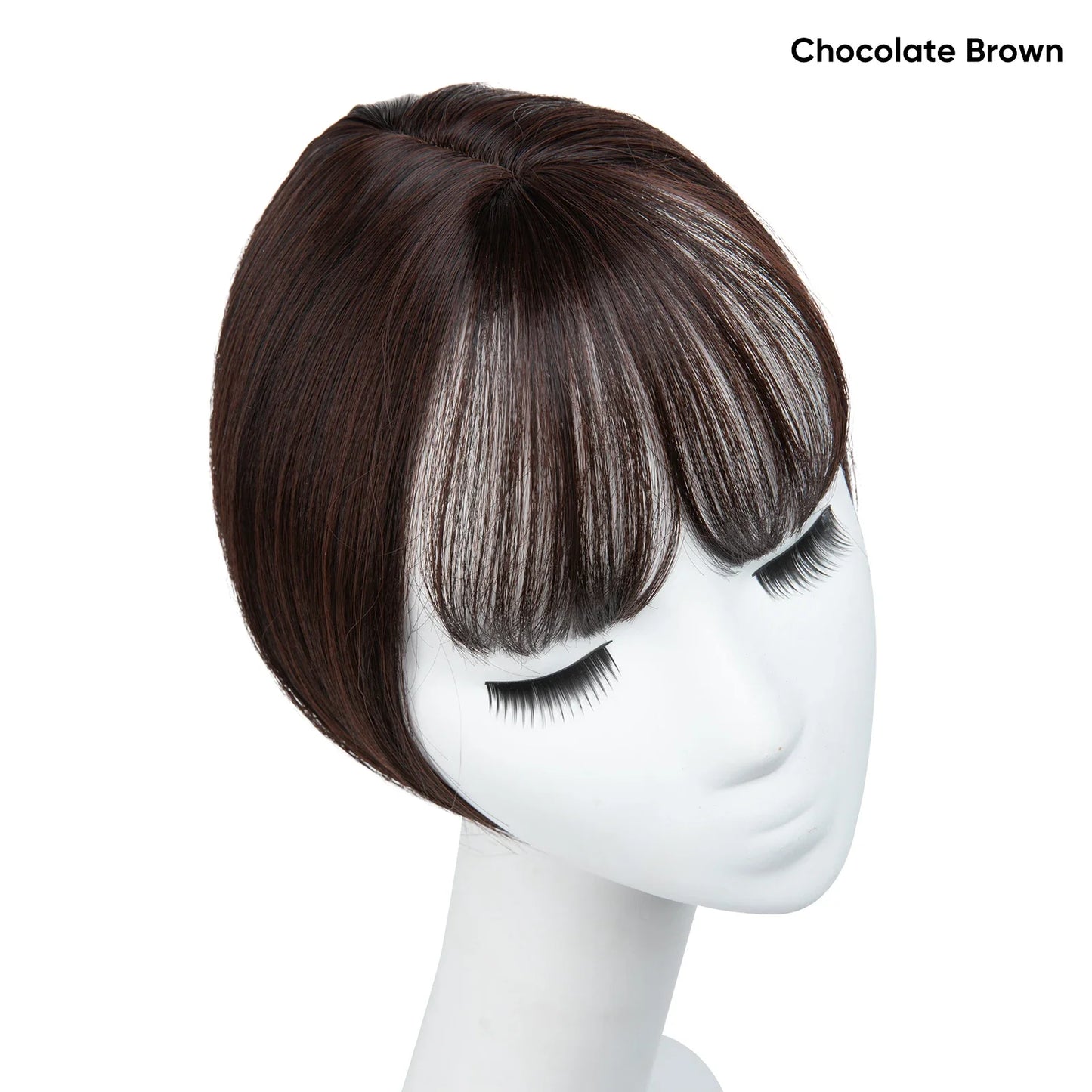 Silkara™ Clip in Hair Topper With Bangs
