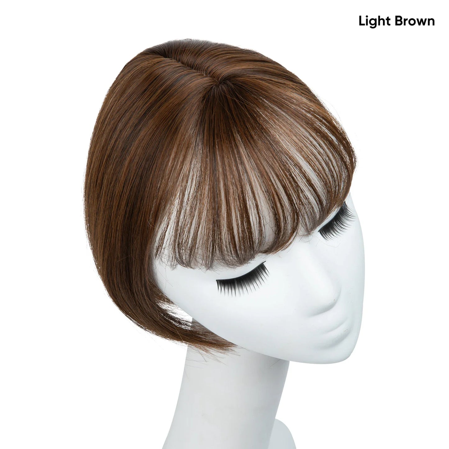 Silkara™ Clip in Hair Topper With Bangs