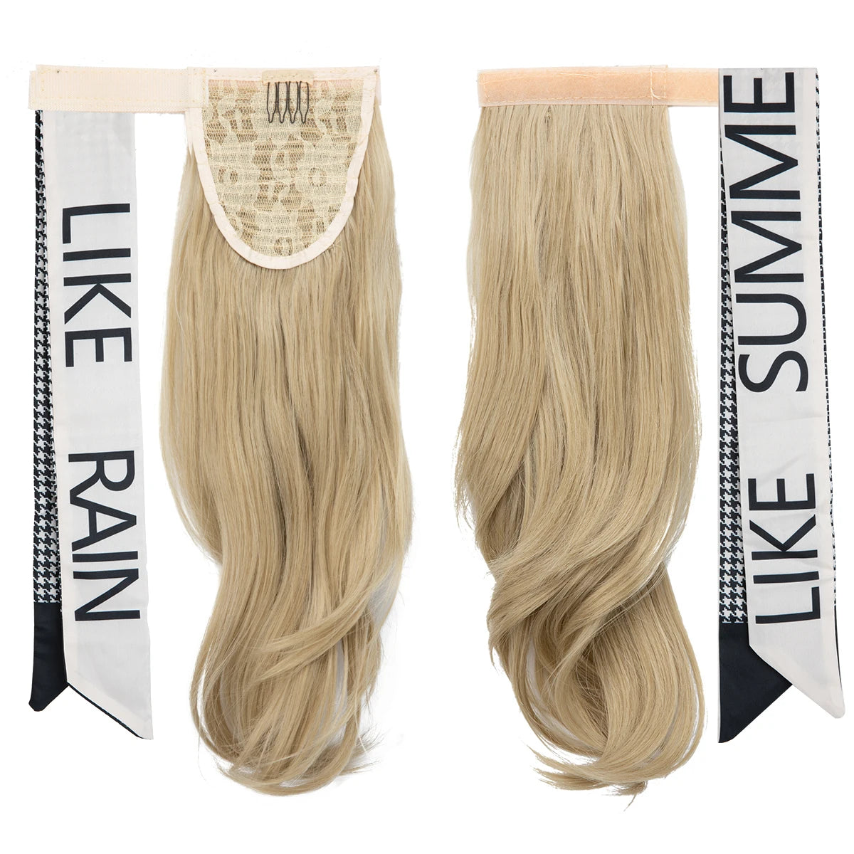 Silkara™ Premium Wavy Clip-In Ponytail Hair Extension – Wrap Around Synthetic Hairpiece (100g)