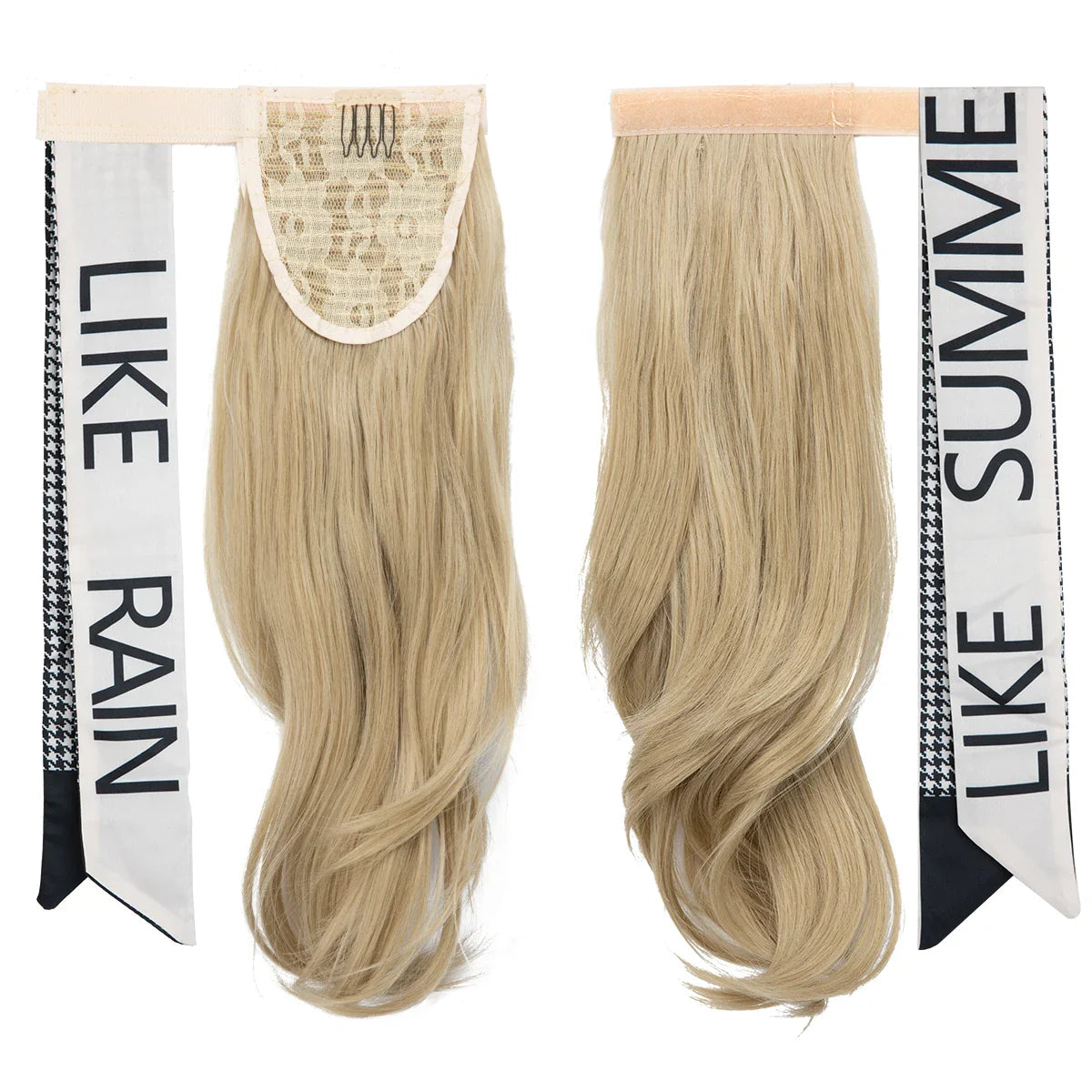 Silkara™ Premium Wavy Clip-In Ponytail Hair Extension – Wrap Around Hairpiece (100g)