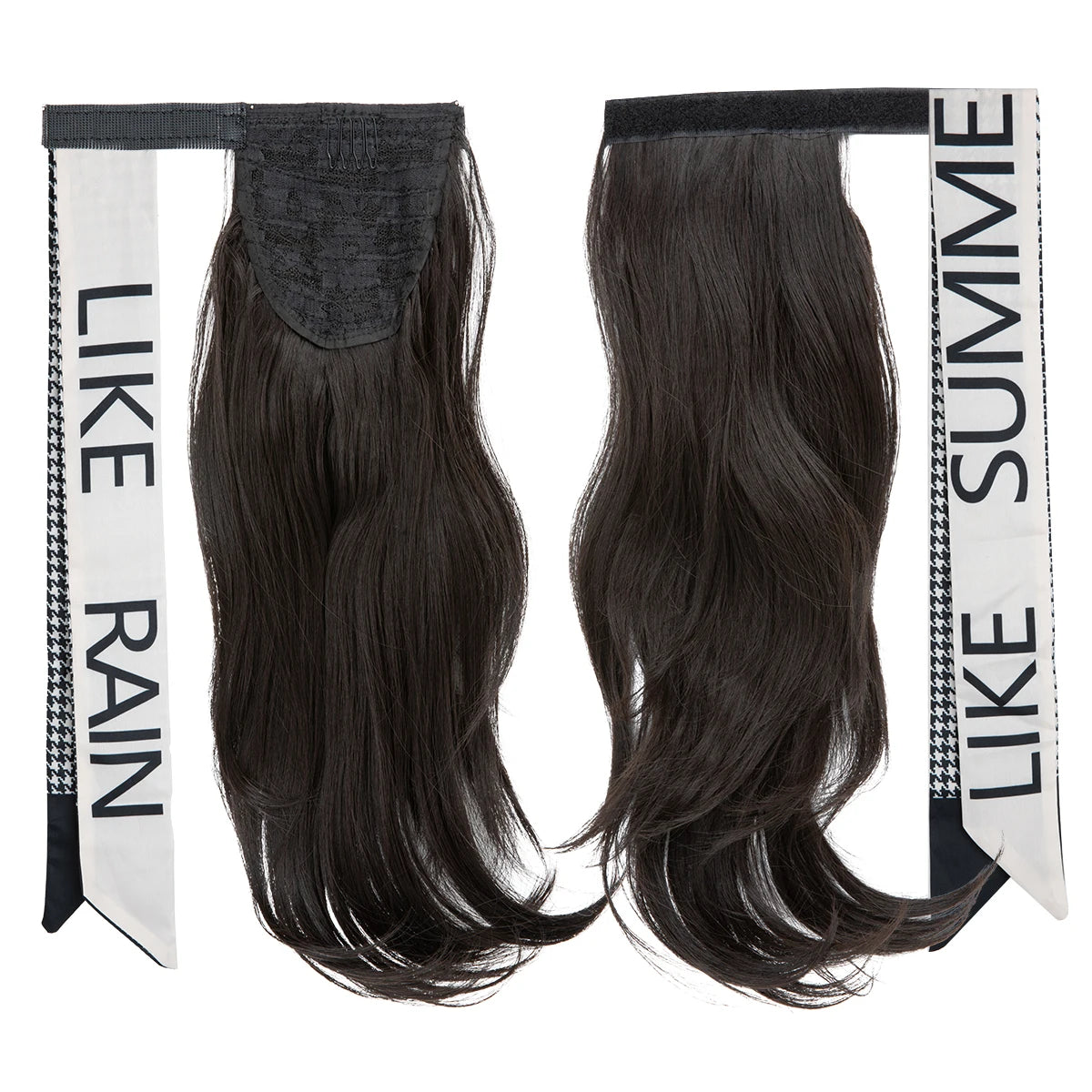Silkara™ Premium Wavy Clip-In Ponytail Hair Extension – Wrap Around Synthetic Hairpiece (100g)
