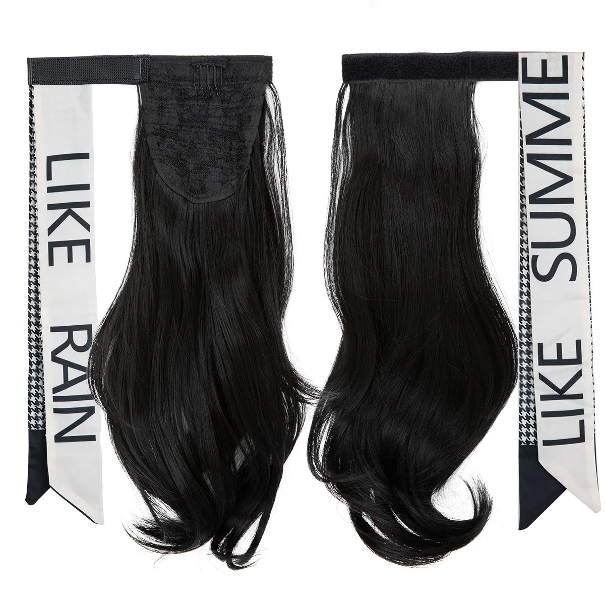 Silkara™ Premium Wavy Clip-In Ponytail Hair Extension – Wrap Around Hairpiece (100g)