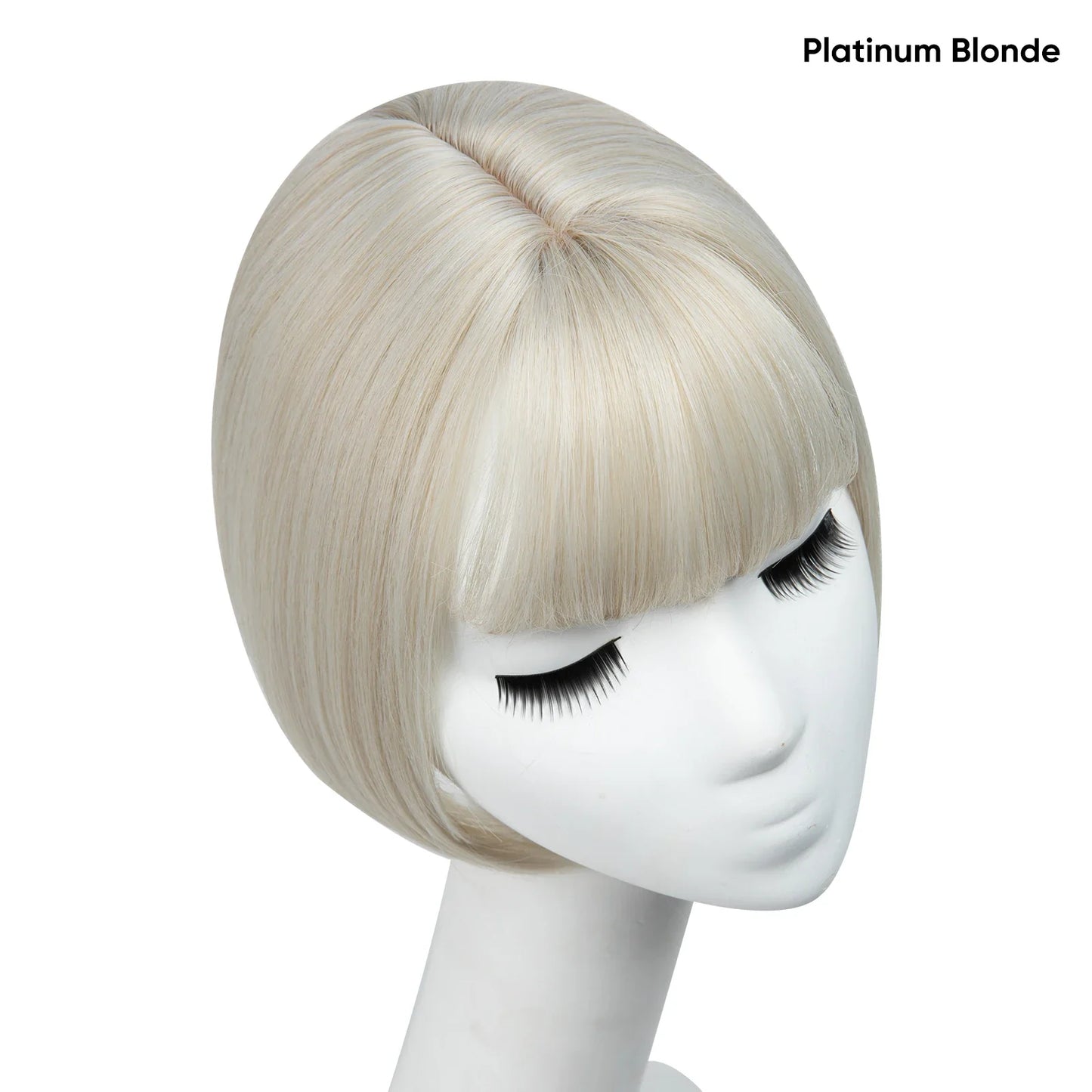 Silkara™ Clip in Hair Topper With Bangs