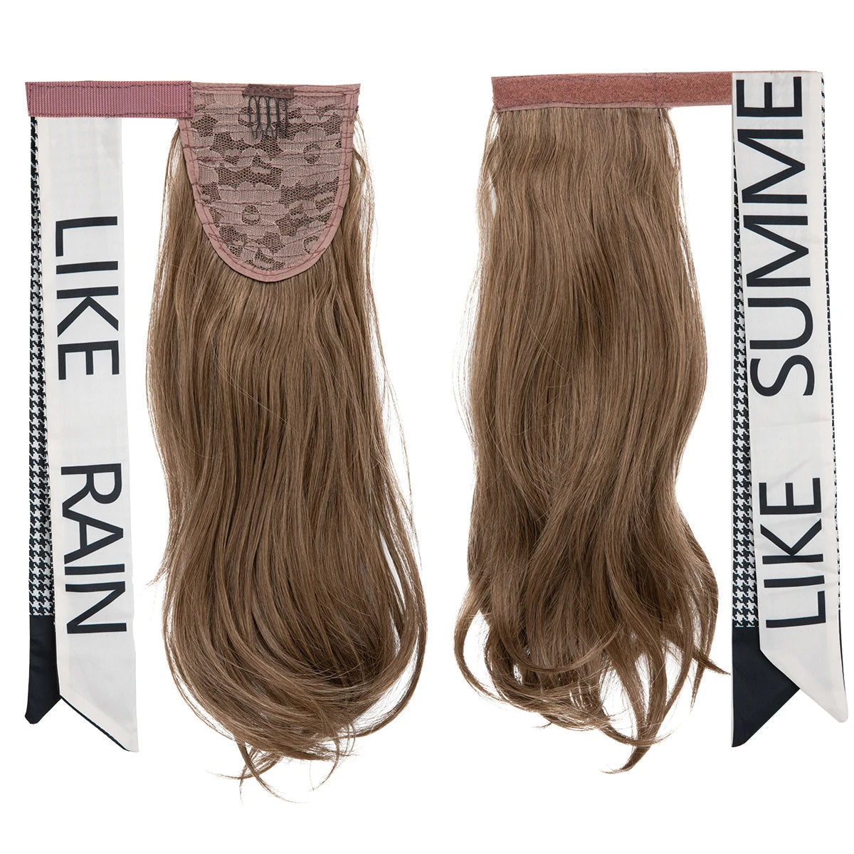 Silkara™ Premium Wavy Clip-In Ponytail Hair Extension – Wrap Around Synthetic Hairpiece (100g)