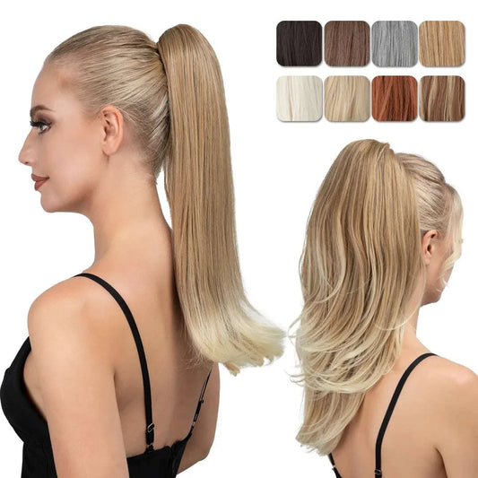Silkara™ Ponytail Hair Extensions Claw Clip In (2 Shapes)