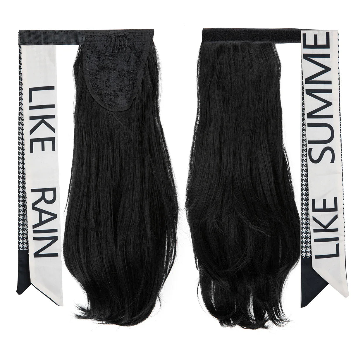 Silkara™ Premium Wavy Clip-In Ponytail Hair Extension – Wrap Around Hairpiece (100g)