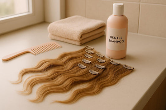 How to Wash Clip-In Hair Extensions: Step-by-Step Care Guide