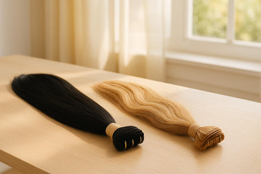 Synthetic vs. Human Hair Extensions in Summer