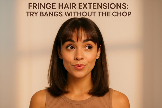 Fringe Hair Extensions: Try Bangs Without the Chop