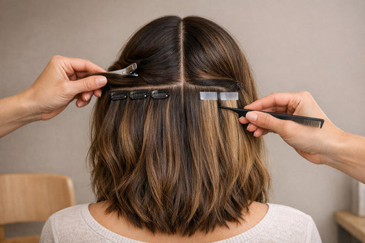 Clip-In vs Tape-In Extensions