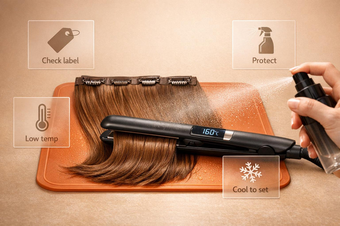 Ultimate Guide to Heat Styling Synthetic Extensions