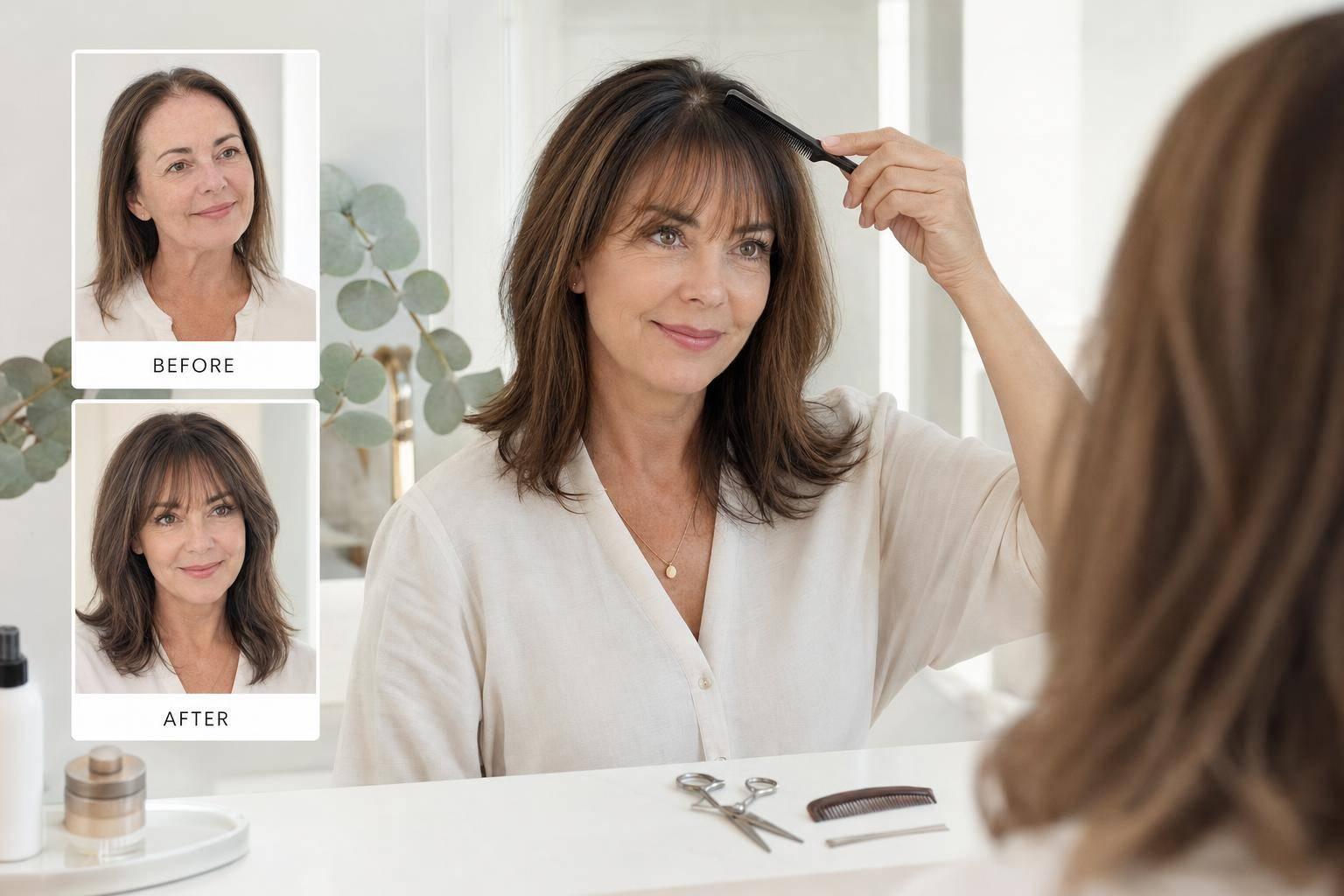 How To Make Clip-In Bangs Look Natural In 5 Minutes