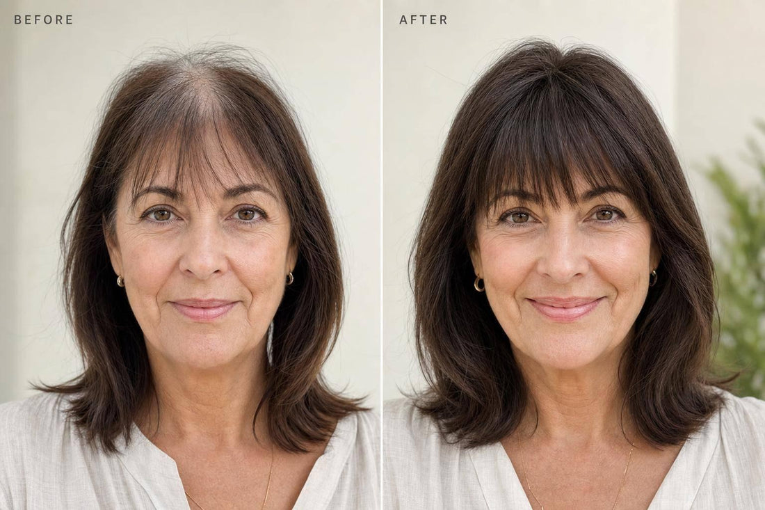 Why A Bang Topper Often Looks More Natural Than A Fringe