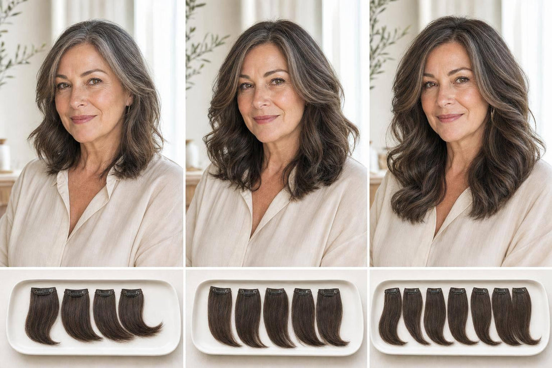 Clip-In Hair Extensions for Beginners: 4-Piece vs 5-Piece vs 7-Piece Sets