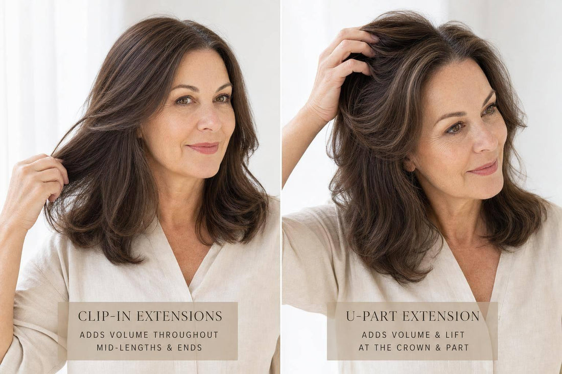 U-Part Hair Extensions vs Clip-In Extensions: Which Gives Better Volume?