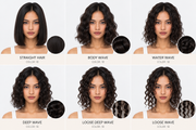 100% Human Hair – Straight & Wavy Swiss Lace Base for Natural Crown Coverage
