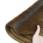 Butterfly Weft Human Hair Extensions – Invisible Remy PU Hole Weft for Volume