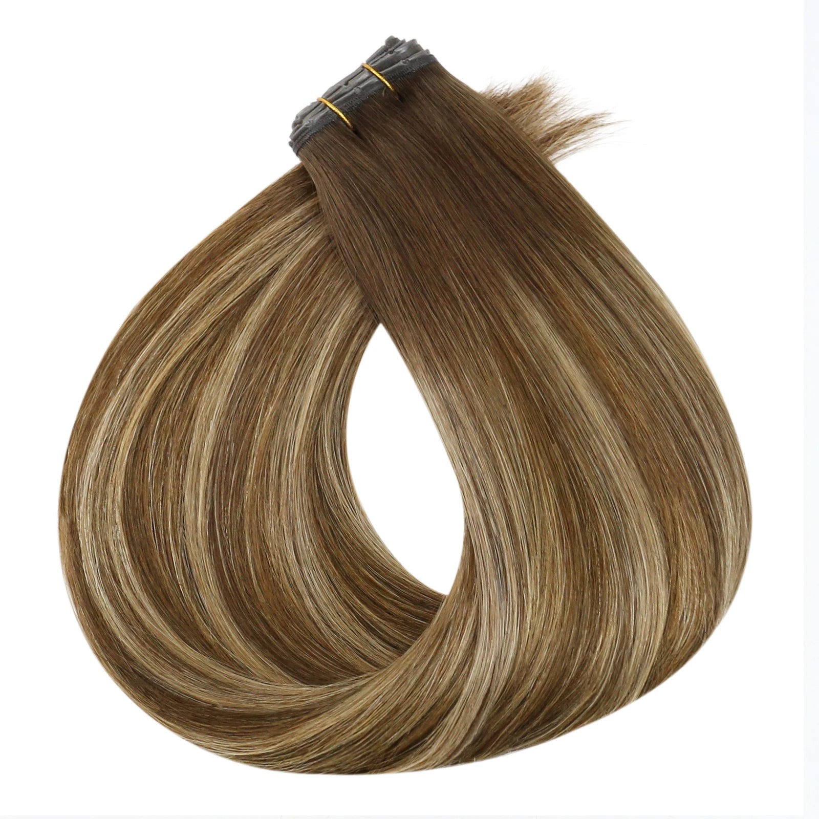 Butterfly Weft Human Hair Extensions – Invisible Remy PU Hole Weft for Volume