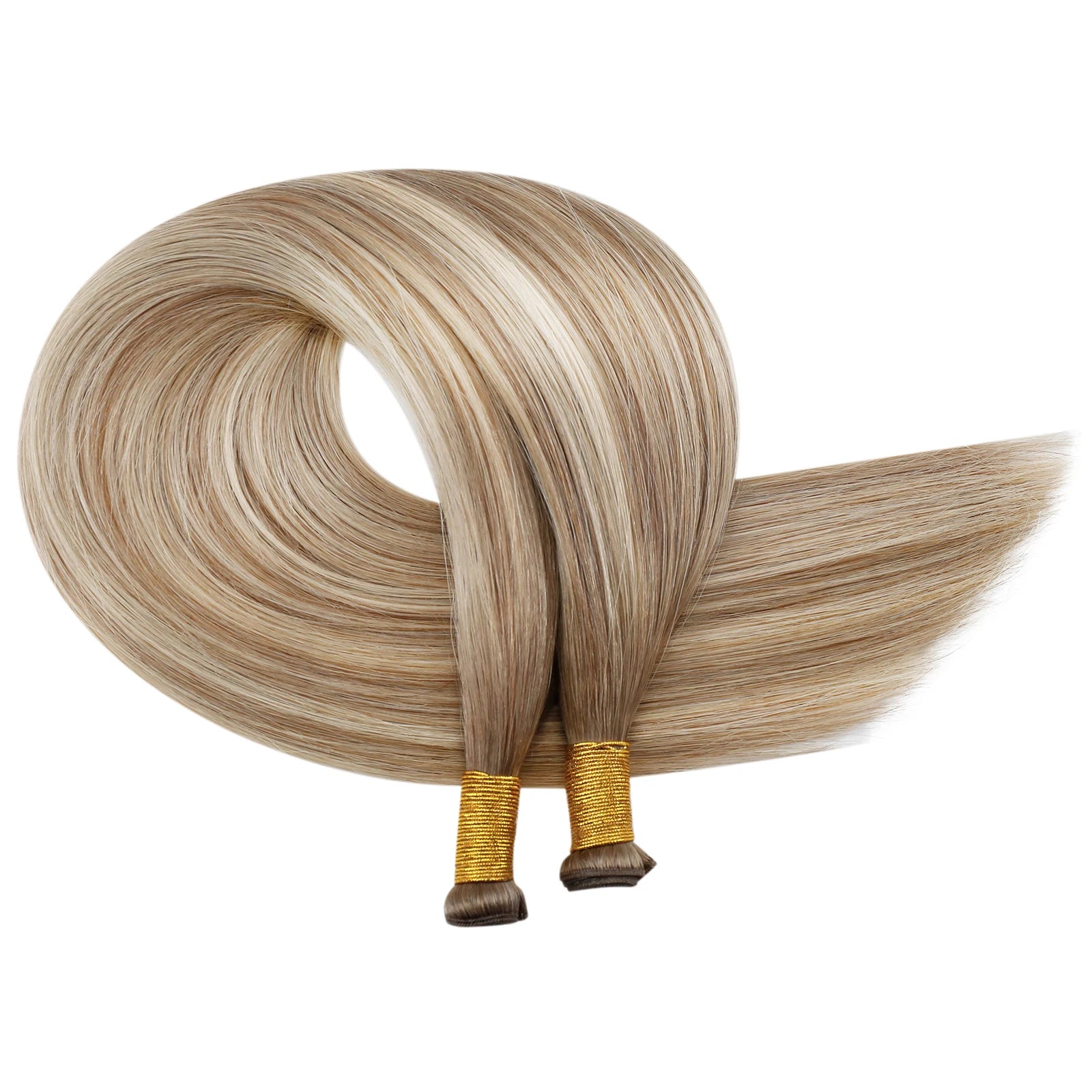 Genius Weft Human Hair Extensions – Seamless Remy Balayage Weft (Sew-In)