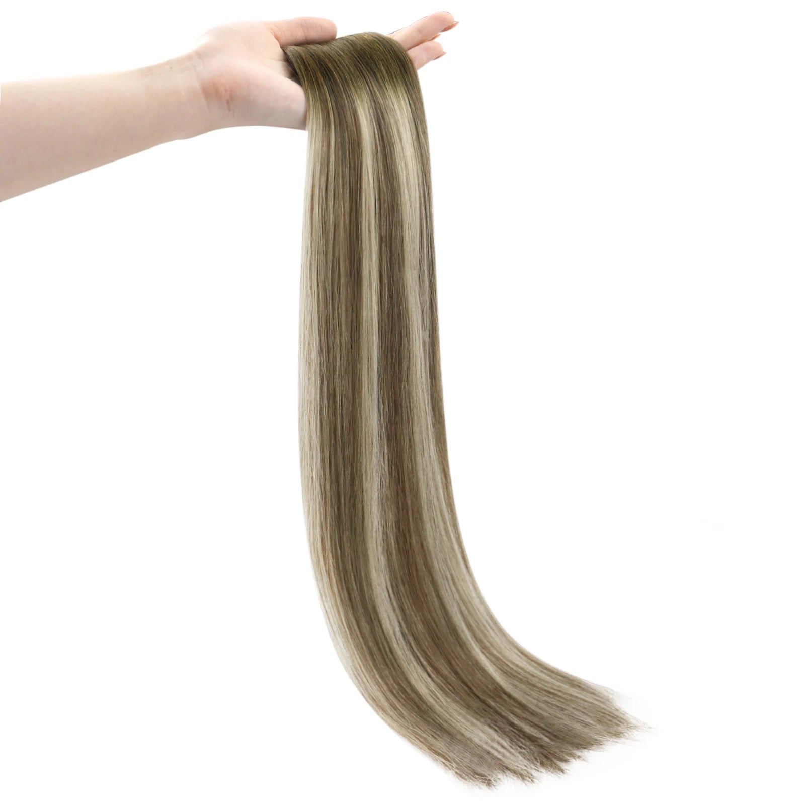Flat Weft Human Hair Extensions – Soft Remy Sew-In Extensions with Lace Base