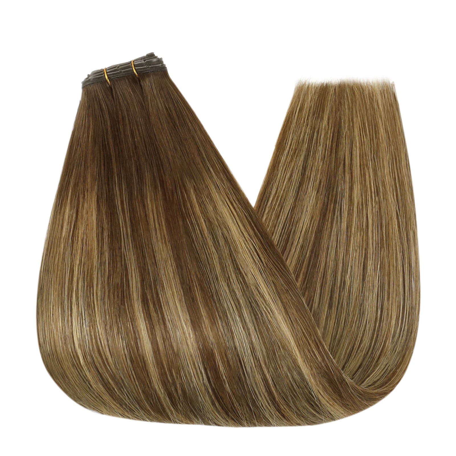 Butterfly Weft Human Hair Extensions – Invisible Remy PU Hole Weft for Volume