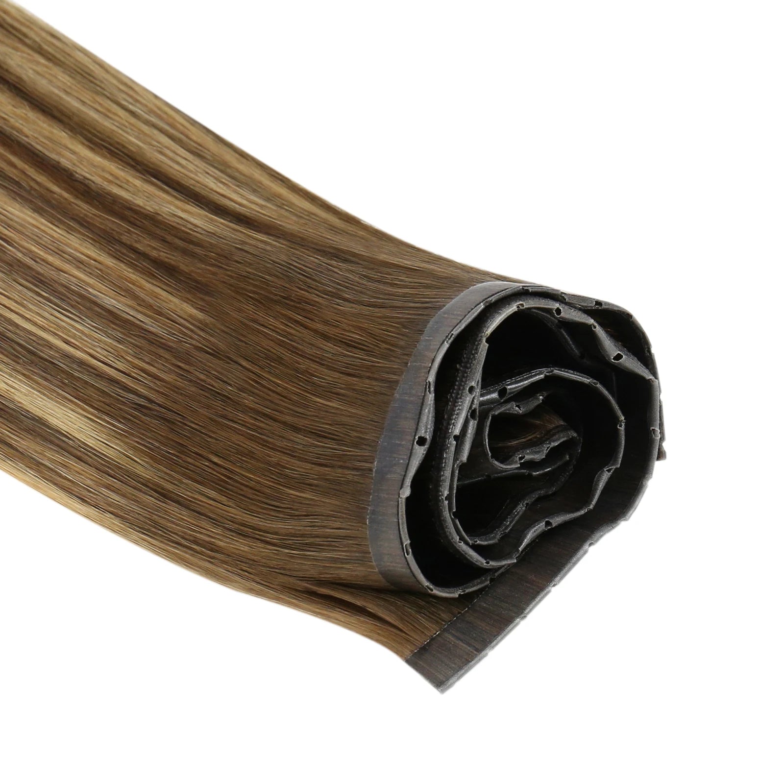 Butterfly Weft Human Hair Extensions – Invisible Remy PU Hole Weft for Volume
