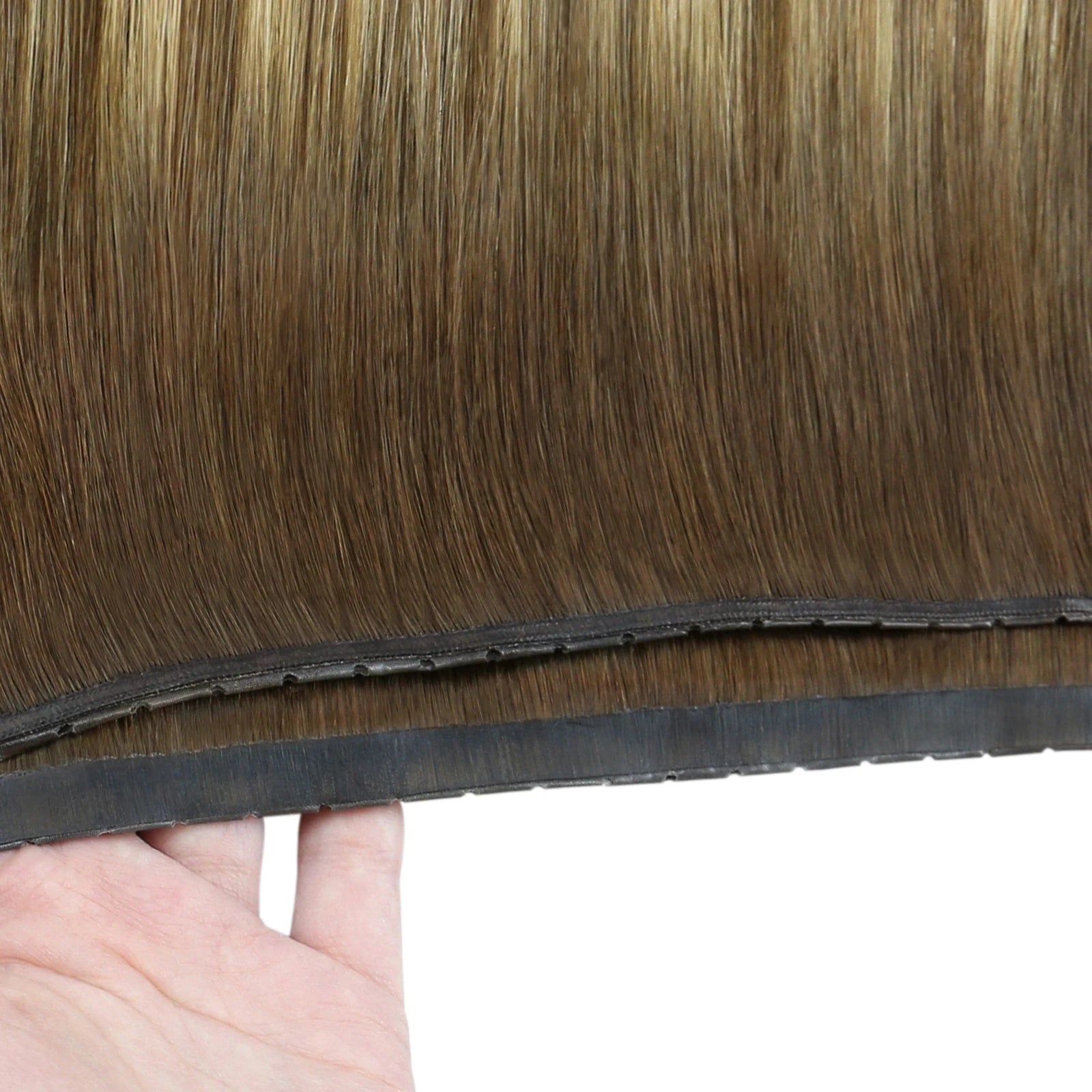 Butterfly Weft Human Hair Extensions – Invisible Remy PU Hole Weft for Volume