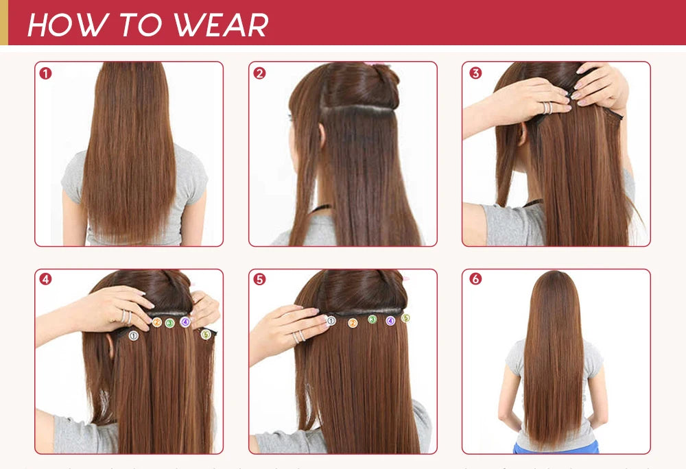 Seamless PU Clip-In Human Hair Extensions – 7 Piece Full Head Remy Set (105g)