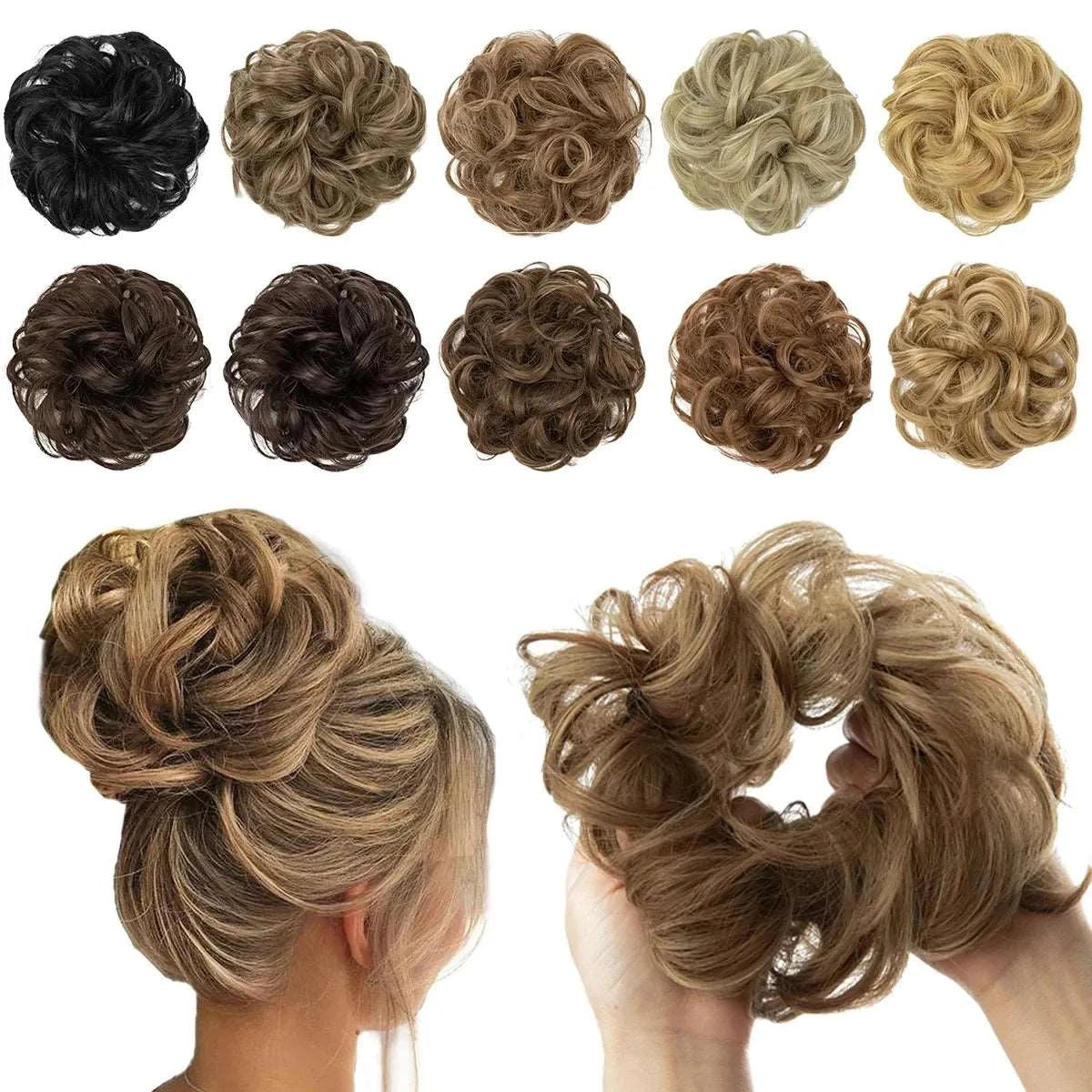 Silkara™ Secret Hair Instant Curly Messy Bun