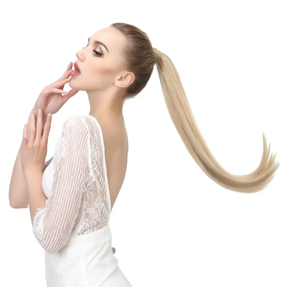 Silkara™  Clip in Ponytail Hair Extension, 20 inches
