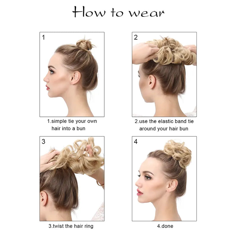Silkara™ Secret Hair Instant Curly Messy Bun