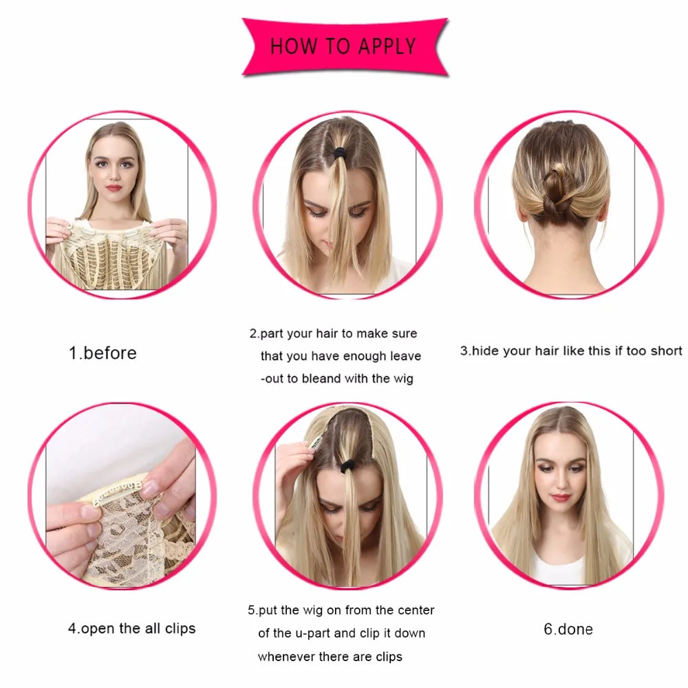 Silkara™ U Part Clip in Hair Extensions (Straight and Wavy)
