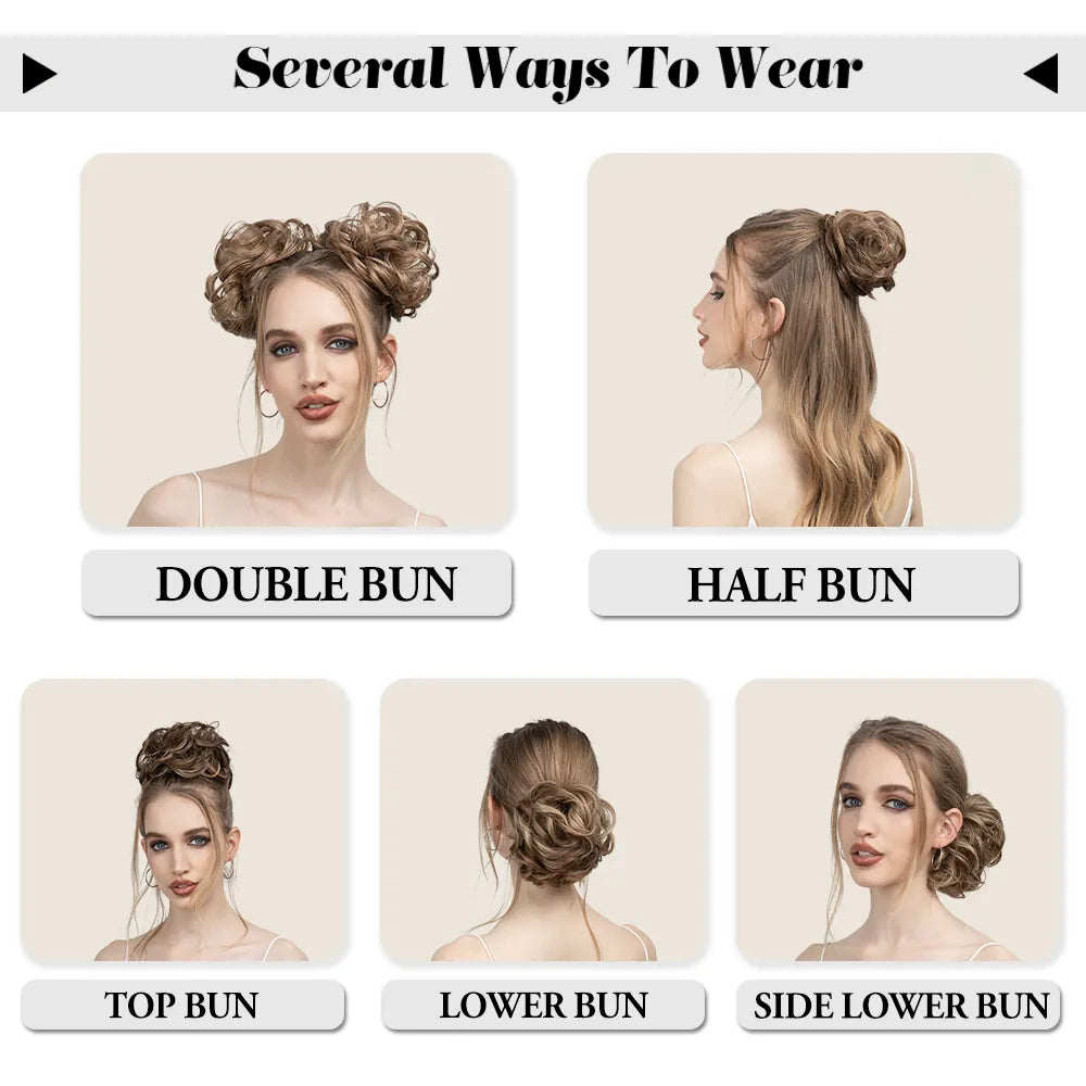 Silkara™ Secret Hair Instant Curly Messy Bun