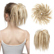 Silkara™ Hair Messy Curly Bun Star