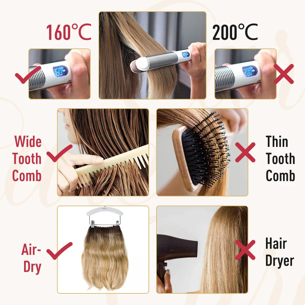 Premium Remy Human Hair Tape-In Extensions – 20 Pieces