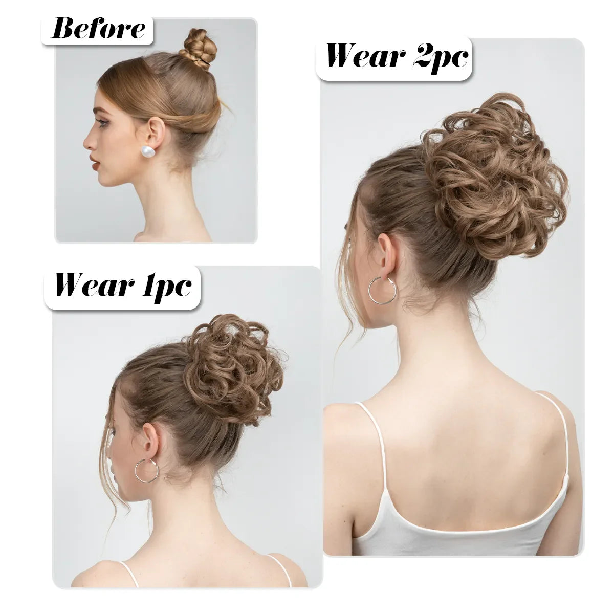 Silkara™ Secret Hair Instant Curly Messy Bun