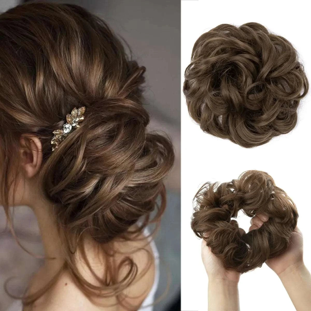 Silkara™ Secret Hair Instant Curly Messy Bun