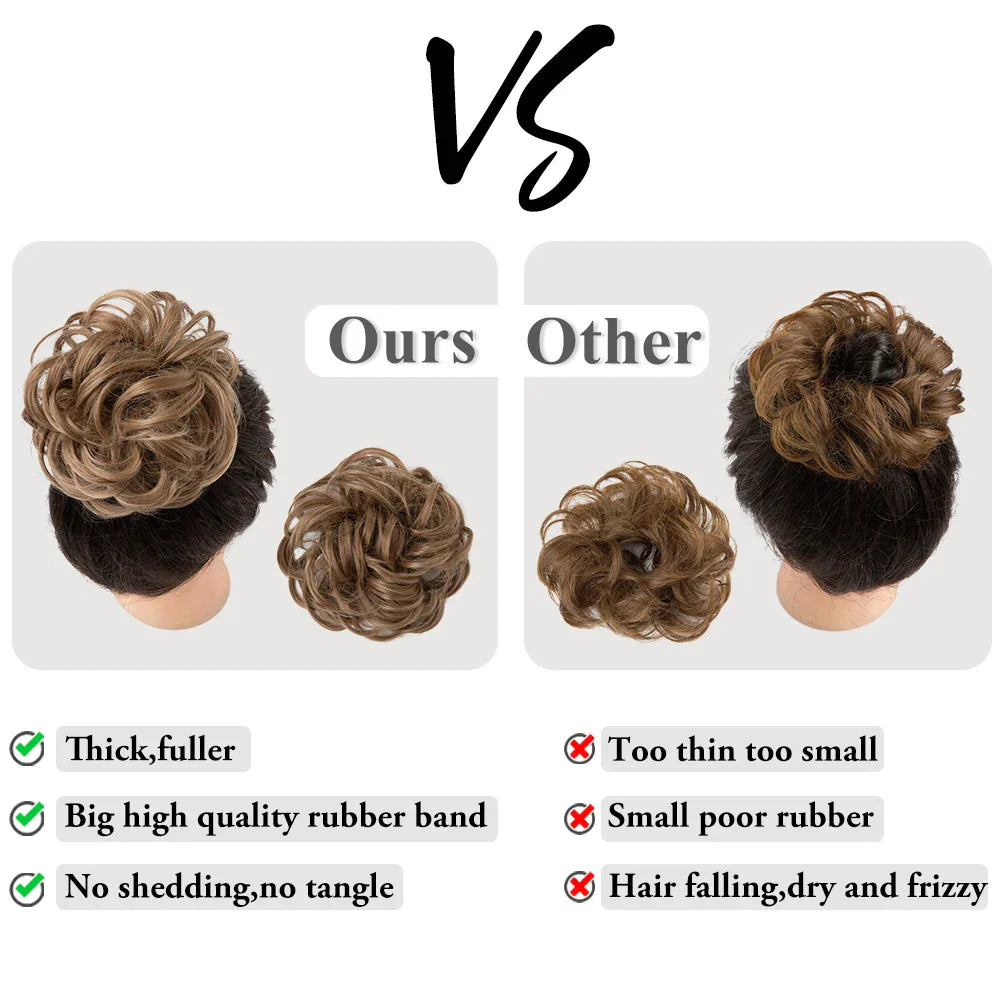 Silkara™ Secret Hair Instant Curly Messy Bun
