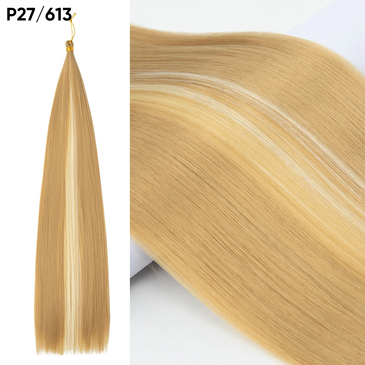 30 Inch Straight Braiding Hair Extensions – Soft Synthetic Crochet Braiding Hair Bundles for Women