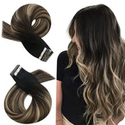 Premium Remy Human Hair Tape-In Extensions – 20 Pieces