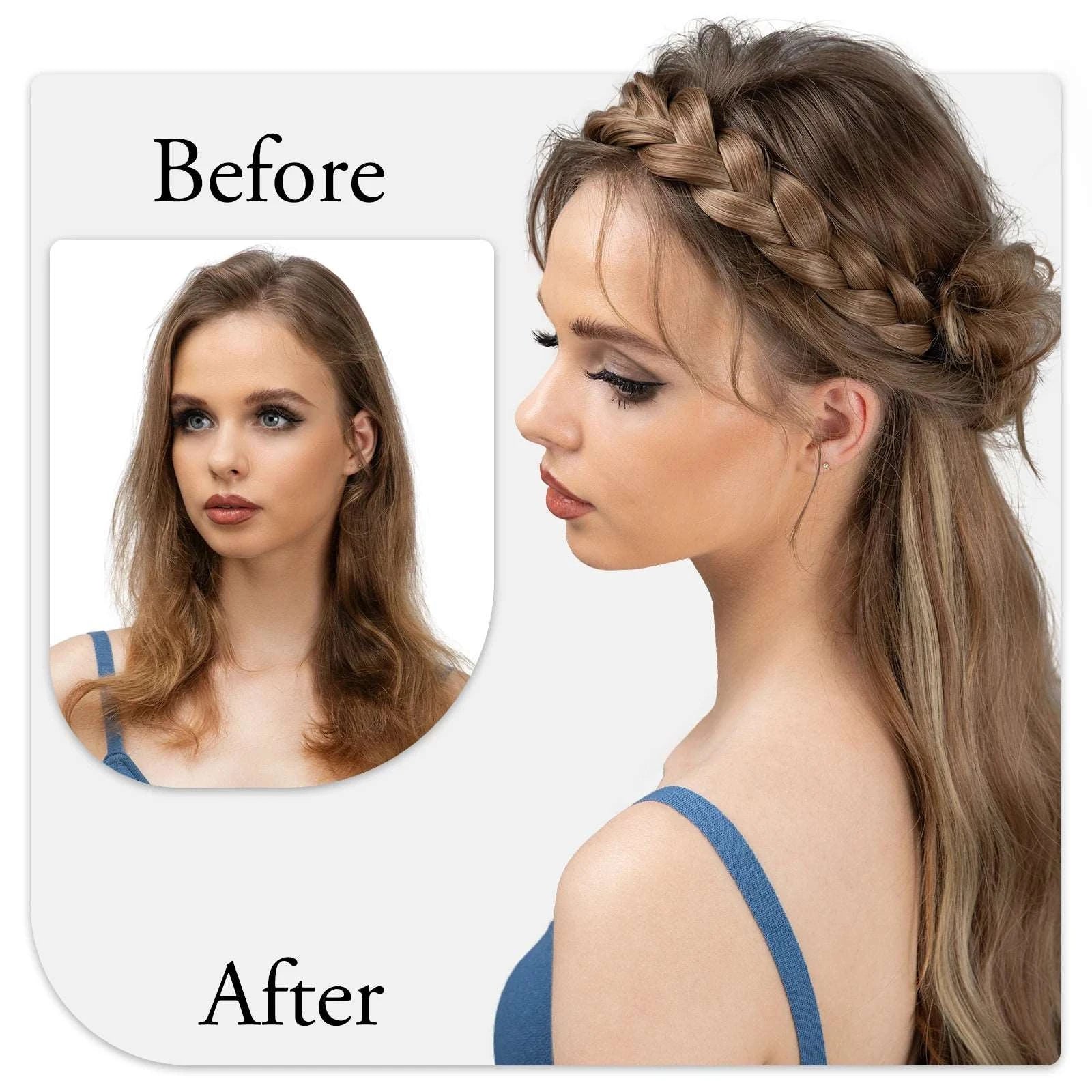 Silkara™ Headband Fishtail and Three Braids